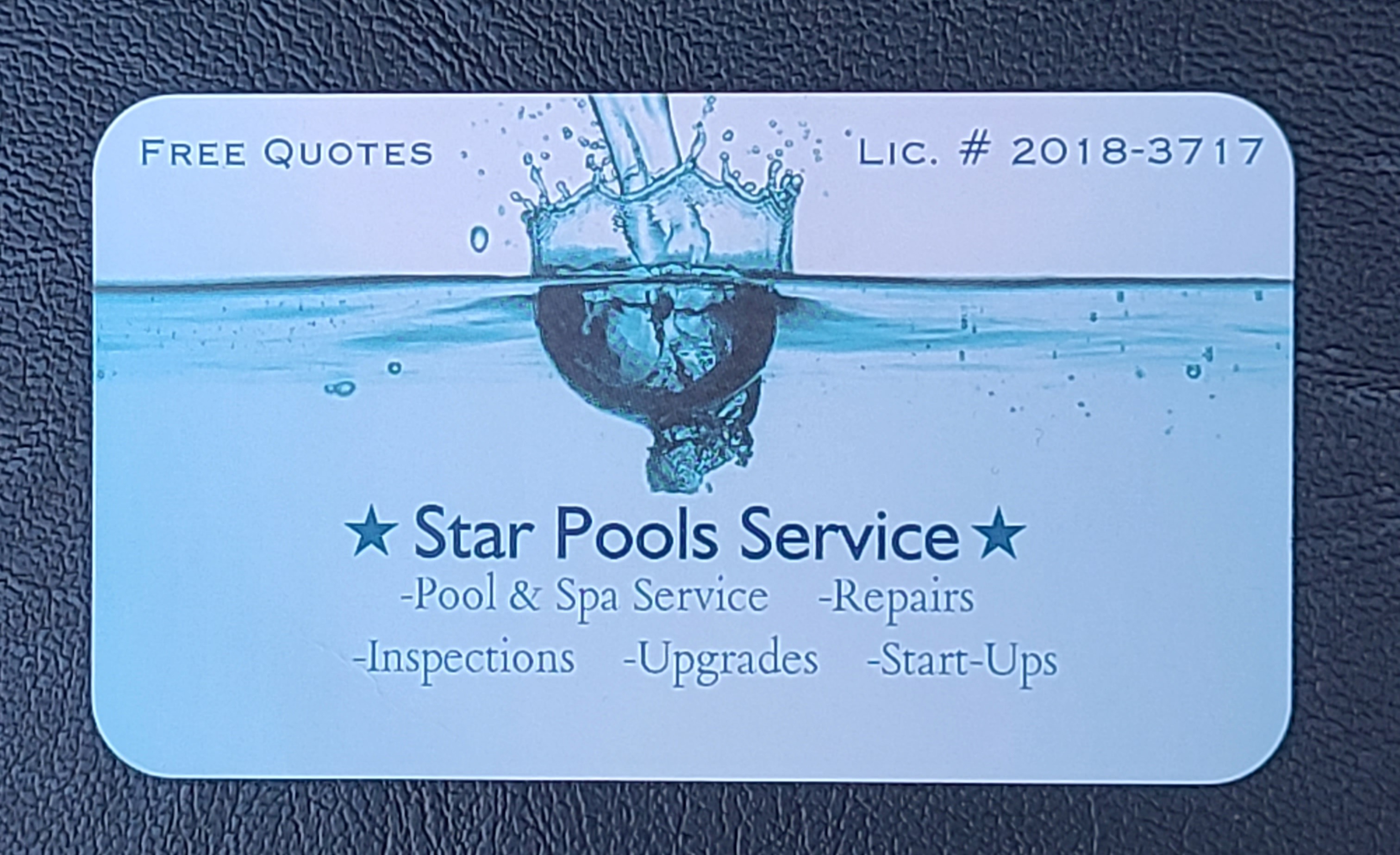 Star Pool Service-Unlicensed Contractor Logo